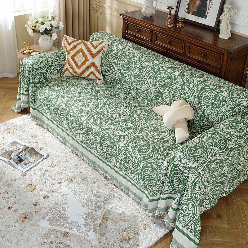 Sofa Blanket Sofa Towel Blanket Comfort Soft Cover Tassel Blanket Nonslip Sectional Couch Cover Chair Bed Cover Cushion