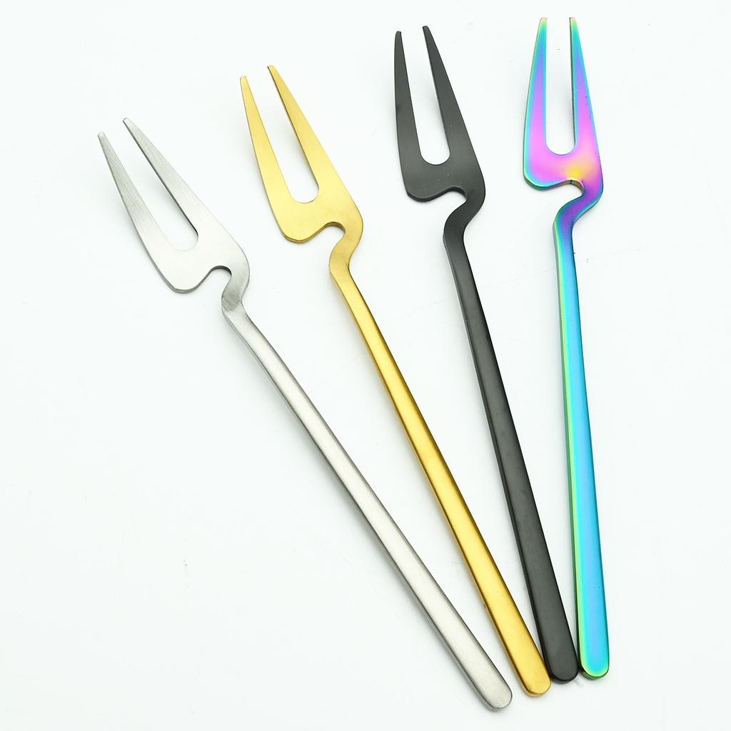 Матовый черный набор столовых приборов, нож, фруктовая вилка, кофейная чайная ложка, столовая посуда, набор столовых приборов из нержавеющей стали 18/10, кухонная посуда