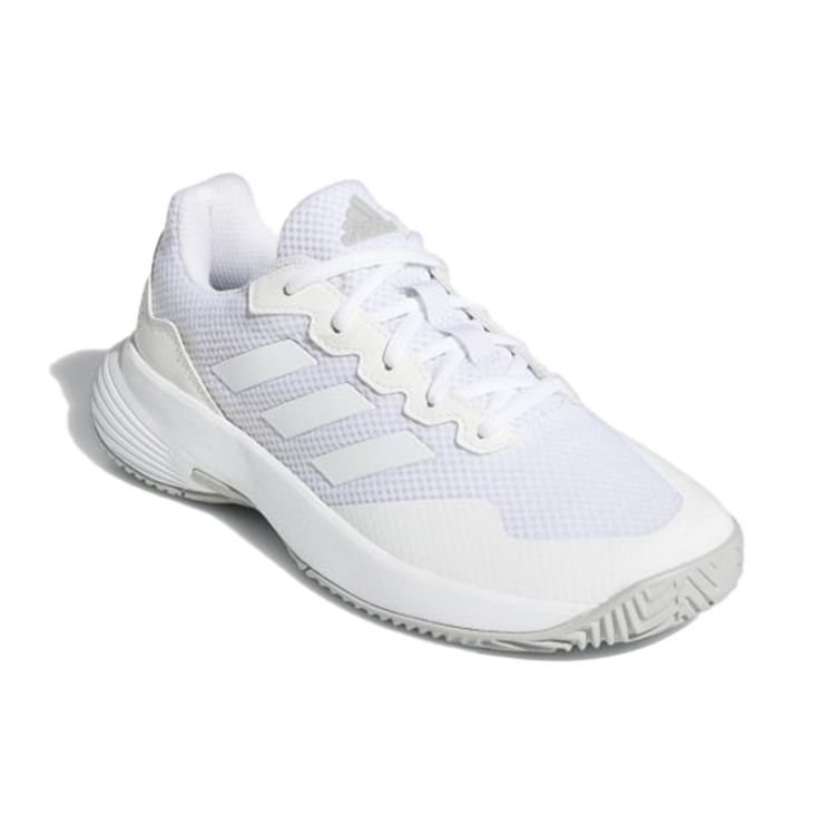 adidas Кроссовки женские GameCourt 2.0 Бело-серые Cloud-White Grey-Two GW4971