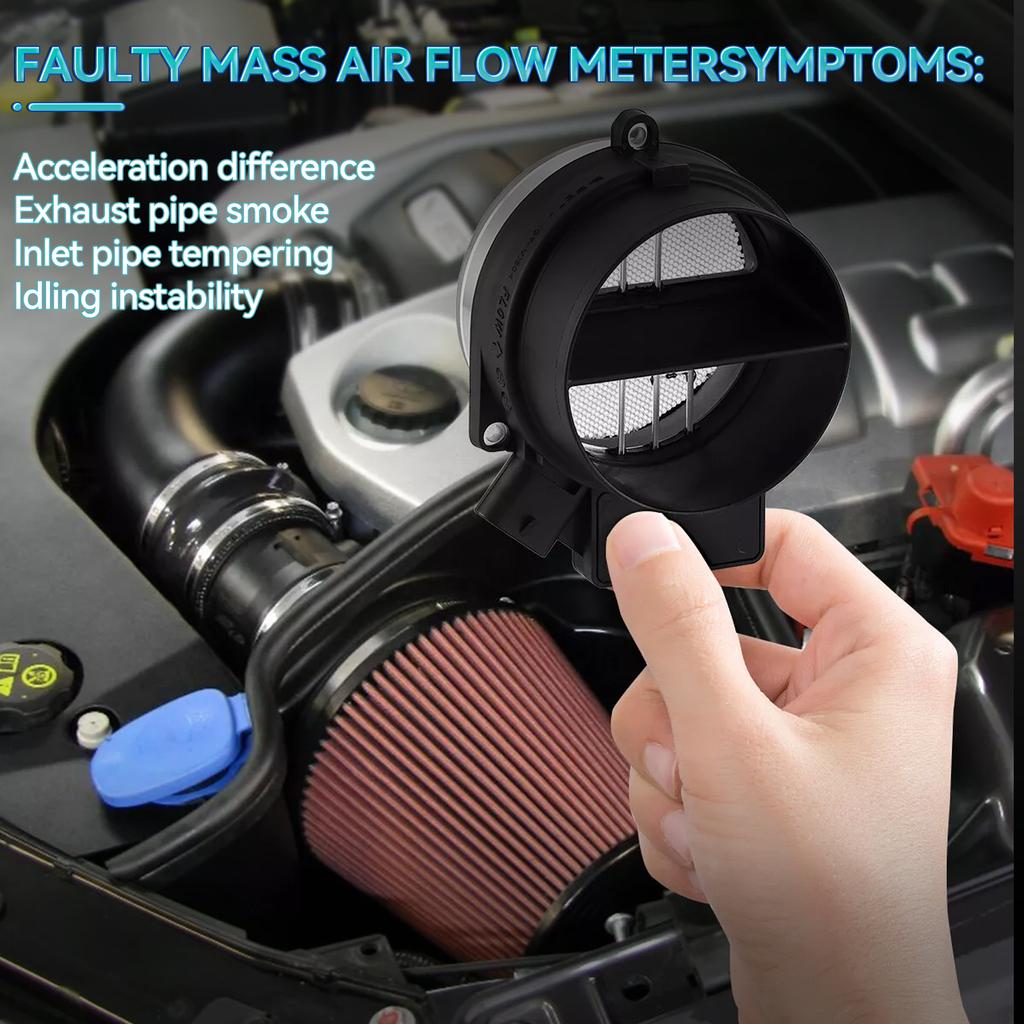 Датчик массового расхода воздуха MAF, 5 контактов для Chevrolet Corvette Silverado Avalanche 1500 Suburban Tahoe GMC Sierra Yukon 25168491