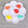 4 Size Plastic Palette Art Alternatives Paint Tray Artist Watercolor Supplies for Acrylic Oil Propylene Gouache Craft DIY
