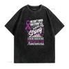 Being Strong Is The Only Choice Fibromyalgia Awareness T Shirt vintage Washed Unisex streetwear Stylish Breathable Comfortable