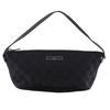 Accessory Pouch Handbag 07198 Black GG Canvas Women Used
