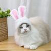 Головной убор для кошки, милый питомец, собака, кошачья шапка, кроличьи ушки, шапки для кошек, детский кролик, косплей, реквизит, кроличьи ушки, головной убор для питомца, аксессуары для кошек
