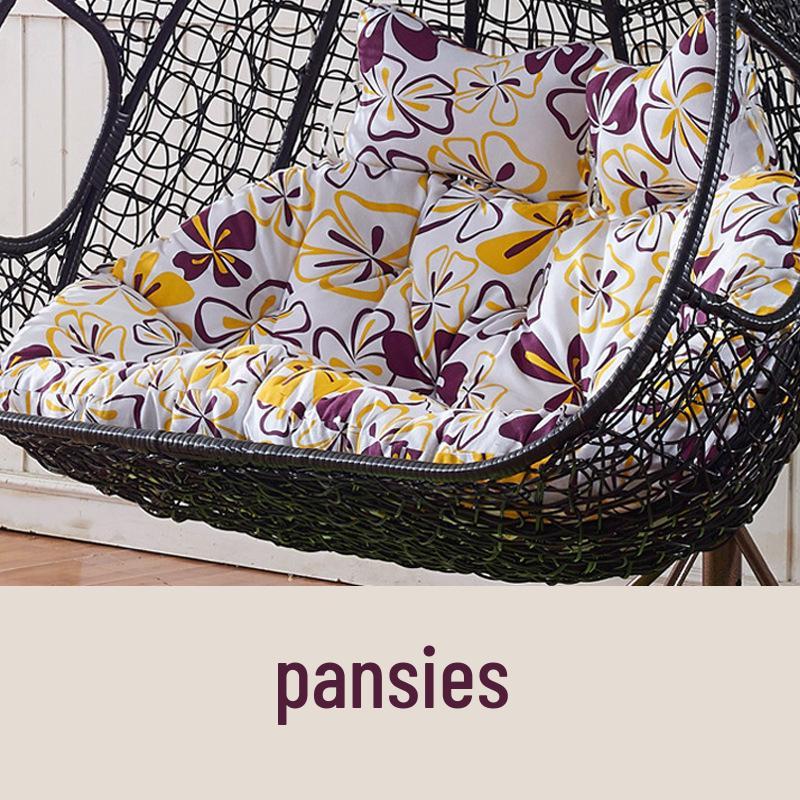 Подушка для подвесного кресла-гамака - Толстое, моющееся покрытие для плетеного кресла на осень