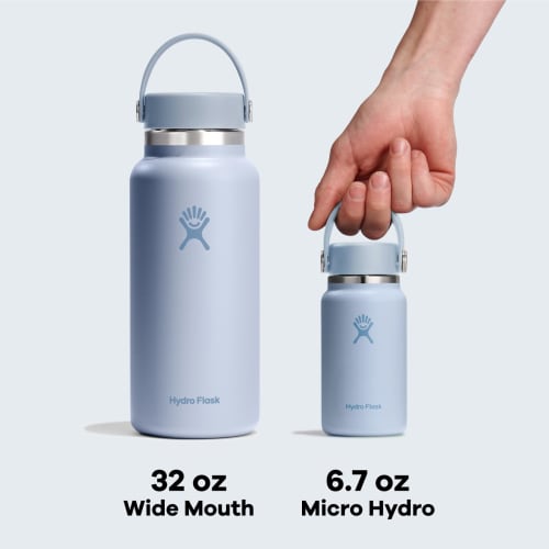 Micro Hydro 200ml Stainless Steel Aloe Insulated Water Bottle (Official Japanese Product)