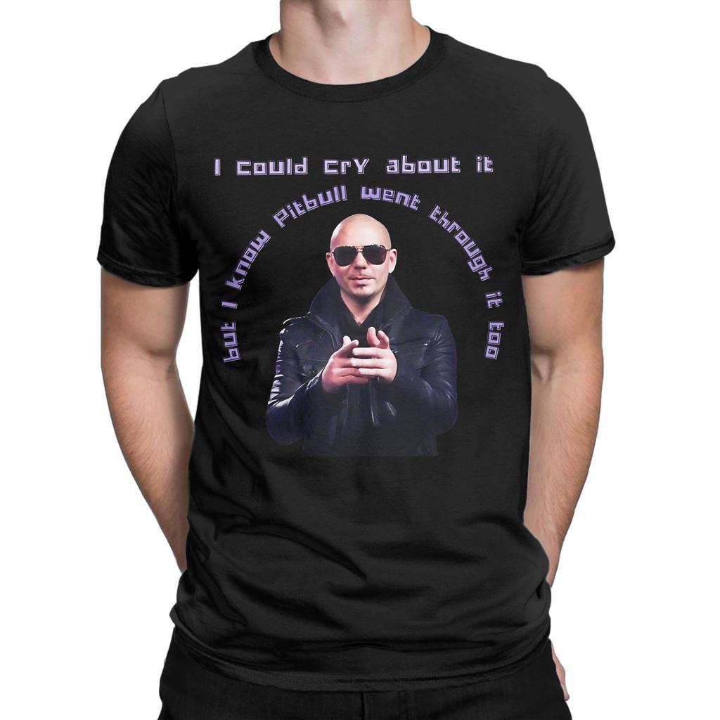 Унисекс Унисекс С принтом Питбуль Mr Worldwide Тур 2026 Футболка 100% Хлопок Футболки Одежда