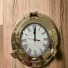 25.4 Cm Brass Porthole Nautical Wall Clock Round Porthole Window Porthole Home, Office Decor