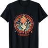 Fireball Fantasy RPG Fire Magic Spell T-Shirt