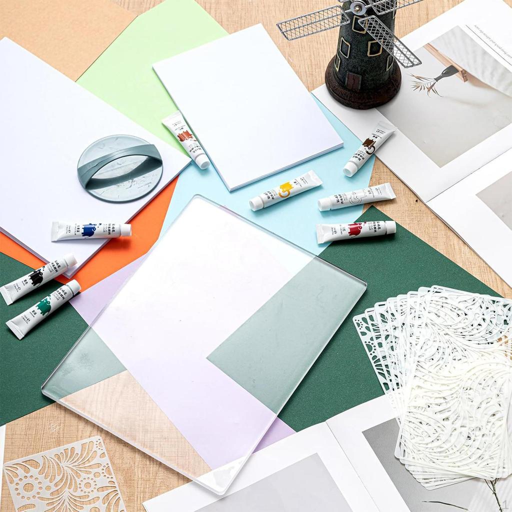 Набор для начинающих для гелевой печати Художественные принадлежности Профессиональный для изготовления открыток и поделок Универсальные трафареты