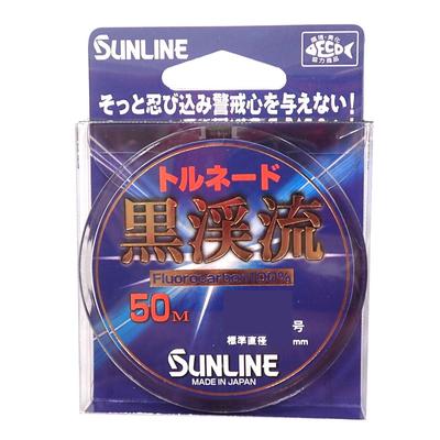 Леска флюорокарбоновая SUNLINE Tornado Kurokeiryu 2 50м Черный Нет. 0,5