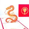 Hot Stamping 3D New Year Gift Card Foldable Message Card  Lunar New Year Gifts