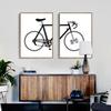 Bicycle Creative Decorative Canvas Painting Northern Nordic Modern Minimalist Hanging Painting Canvas Posters and Prints Nursery