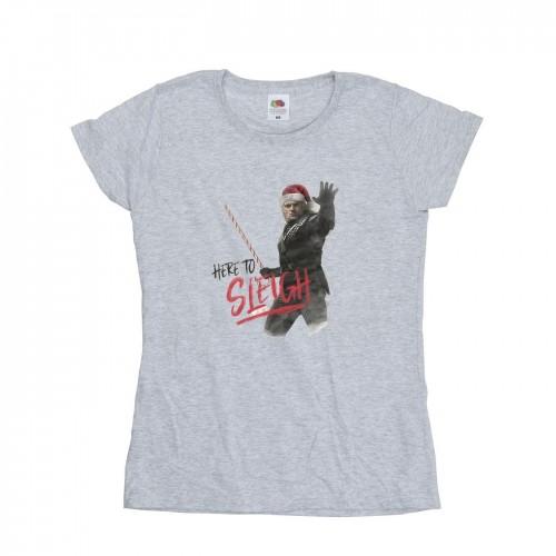 Netflix Womens/Ladies The Witcher Here To Sleigh Cotton T-Shirt