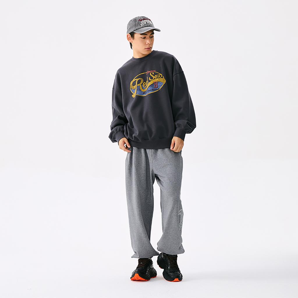 MLB Boston Red Sox Basic Collection 25FW Knitted Sweatpants Unisex 3APTB1454-43MGD