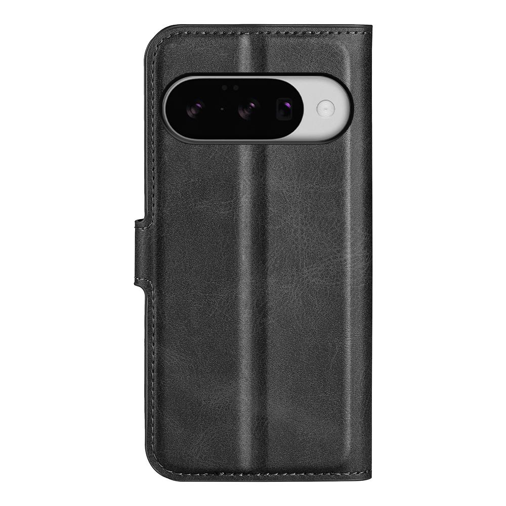 For Google Pixel 10 Stand Case Anti-Scratch Calf Texture Leather Phone Cover