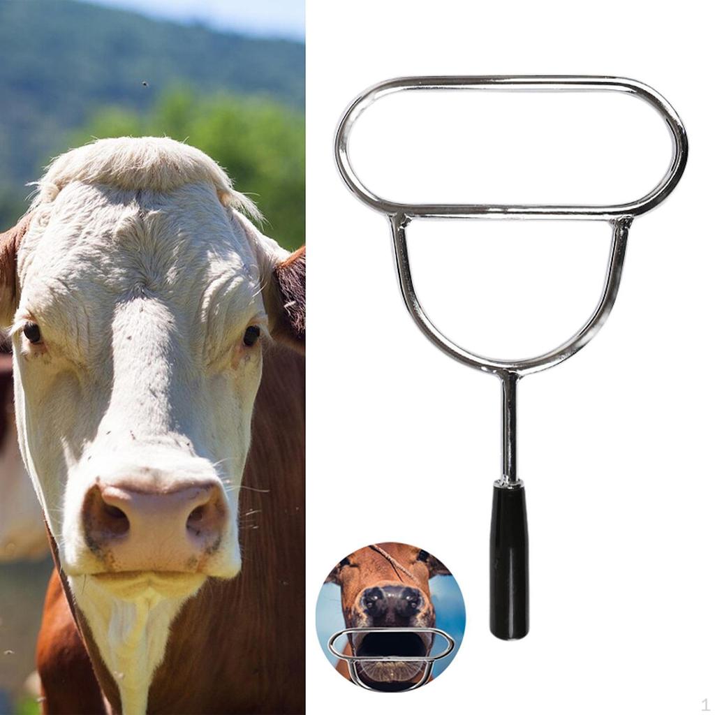 Cow Mouth Opener Animals Gag Efficient Comfortable Handle, Practical for Animal Husbandry Wear