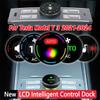 AC Seat Control Mutil Port USB Type C Charging Ports for Tesla Model Y 3 2021-2024 LCD Intelligent Control Expansion Dock