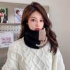 Winter Warm Hooded Scarf Knitted Neck Scarves Bandana New Ski Climbing Scarfs