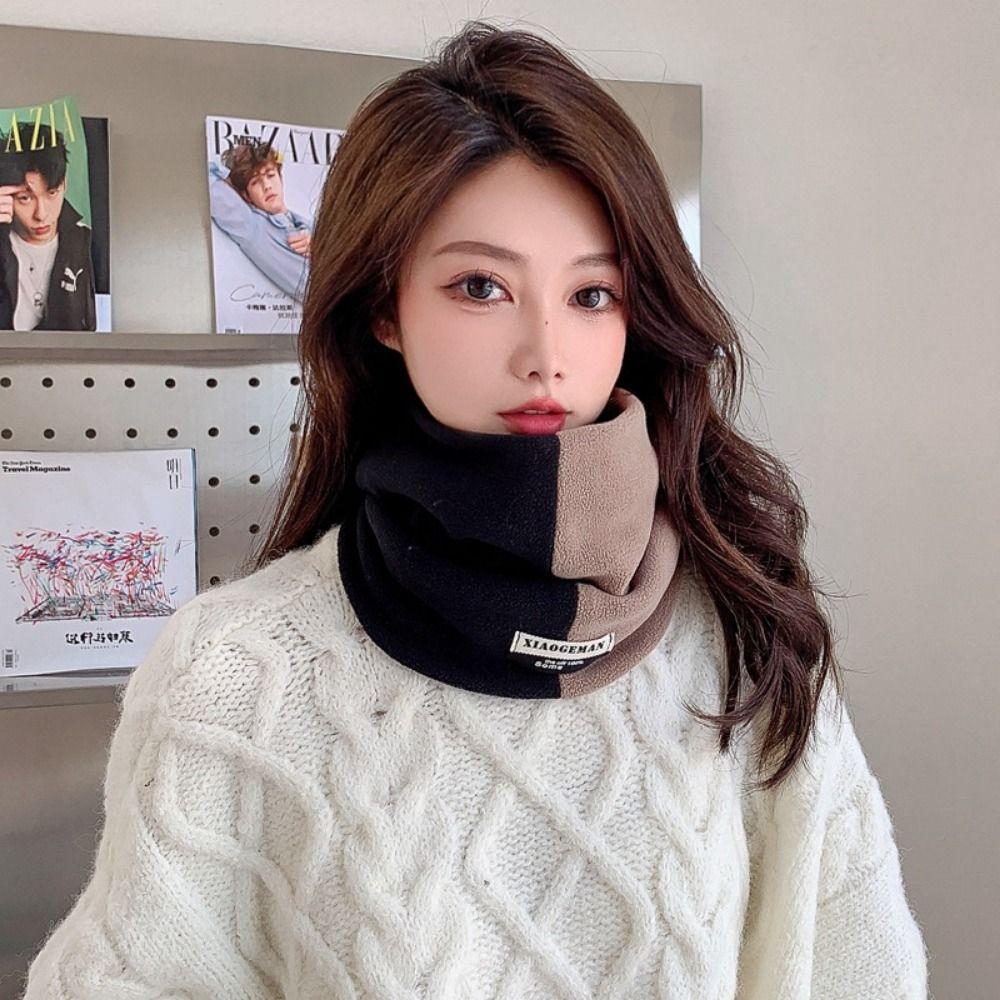 Winter Warm Hooded Scarf Knitted Neck Scarves Bandana New Ski Climbing Scarfs