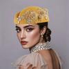 Винтажная шляпка-таблетка Цветок Шапки стюардессы Авиалиний Форма Шляпа стюардессы Фетровый берет Живое шоу