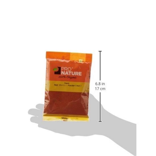 Pro Nature 100% органический красный перец чили в порошке (Жарко) - 100 г