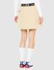 Admiral Golf ADLA317 Women's Random Tuck 4-Way Stretch Skirt, Beige
