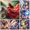 Girl 5DDIY Diamond Painting New 2024 Full Circle Square Animal Diamond Art Mosaic Embroidery Cartoon Fairy  Gift Home Decoration