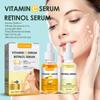 Jaysuing Vitamin C Serum Retinol Combination Brightens Wrinkles Anti-Premature Aging Firming Moisturizing Facial Skin Serum