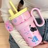 316 Stainless Steel Straw Water Cup Large Capacity Insulated Cup Portable Thermal Cup  Walking