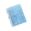 Ins A7 Refillable Notebook Tri-Fold PVC Loose Leaf Notebook Simplicity Style Clear Accordion Journal for Students