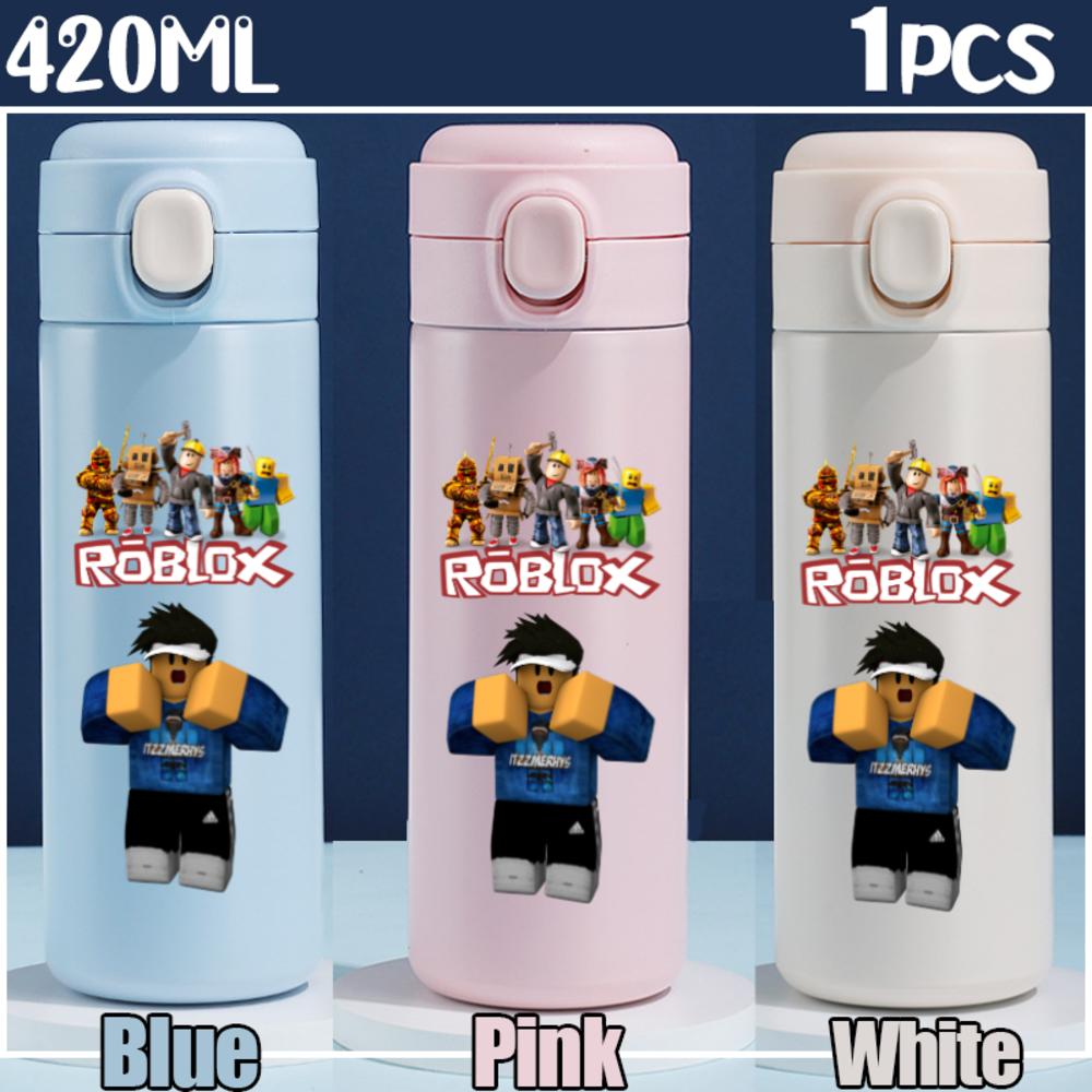 420ML Gourde Roblox Game Straight Drinking Cup Anime Water Bottle DynaBlocks 304 Stainless Steel Thermos Cup Holiday Gifts