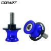 For YAMAHA YZF R6 YZF-R6 YZFR6 All Years 2PCS 6/8/10MM Motorcycle Swing Arm Sliders Spools CNC Swing Arm Stand Screw Paddock