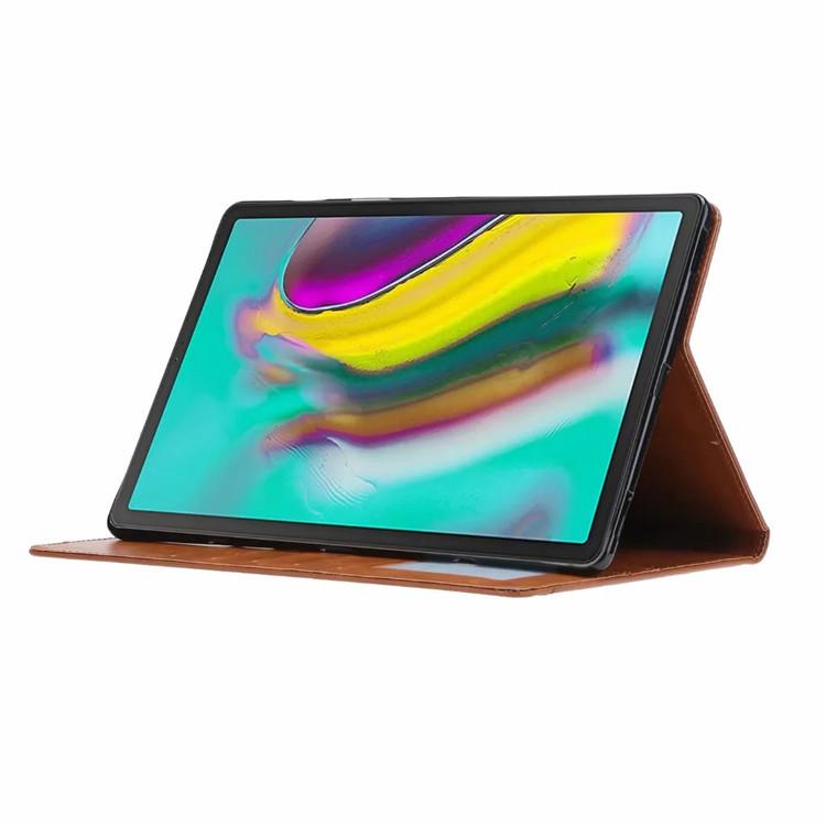Применимый кожаный чехол для планшета Samsung Tab A T290 T307 Ретро-кожаный узор Карманная флип-подставка Защитный чехол