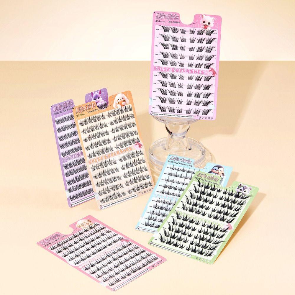 Натуральные накладные ресницы 3D Пушистые Наращивание ресниц Модные Искусственные ресницы Принадлежности для макияжа