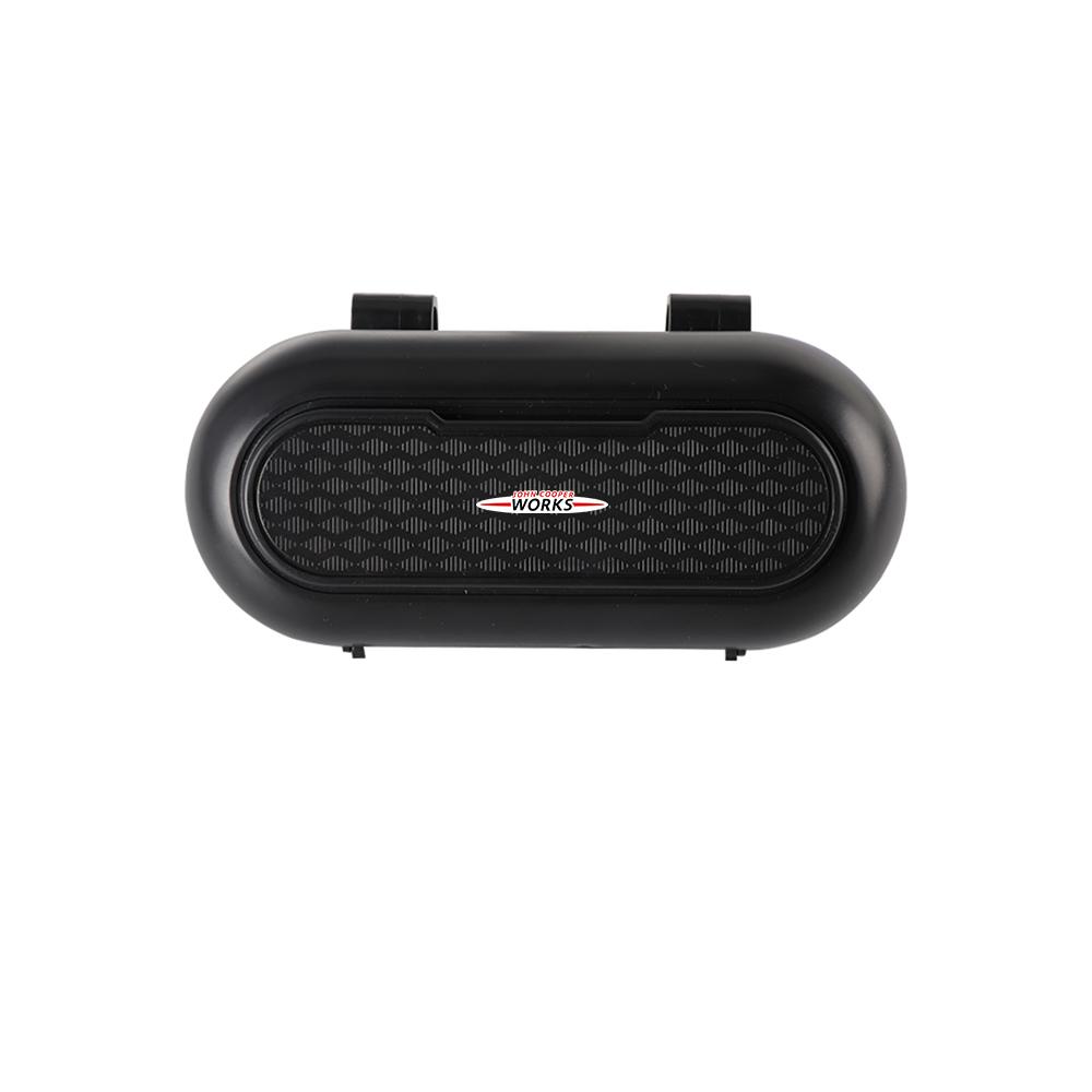 HQZQB1 Car Sun Visor Eyeglass Card Holder Sunglasses Storage Box Case For MINI Cooper S JCW WORKS R55 R56 F55 F56 R57 R58 R59 R50 R60