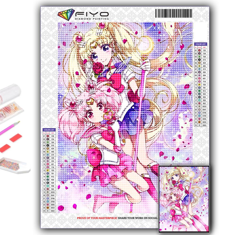 Набор для вышивки крестом DIY Алмазная вышивка Сейлор Мун Алмазная картина Домашний декор