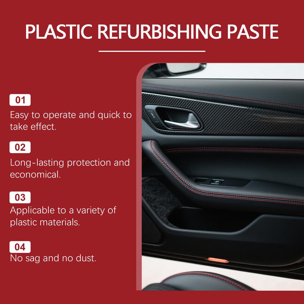 Car Universal Leather and Plastic Repair Polishing Wax Car Interior Maintenance Refurbishment Car Plastic Care Repair Agent Set