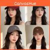 Vintage Dog Embroidery Cotton Baseball Hat With Adjustable Fit For Outdoor Activities