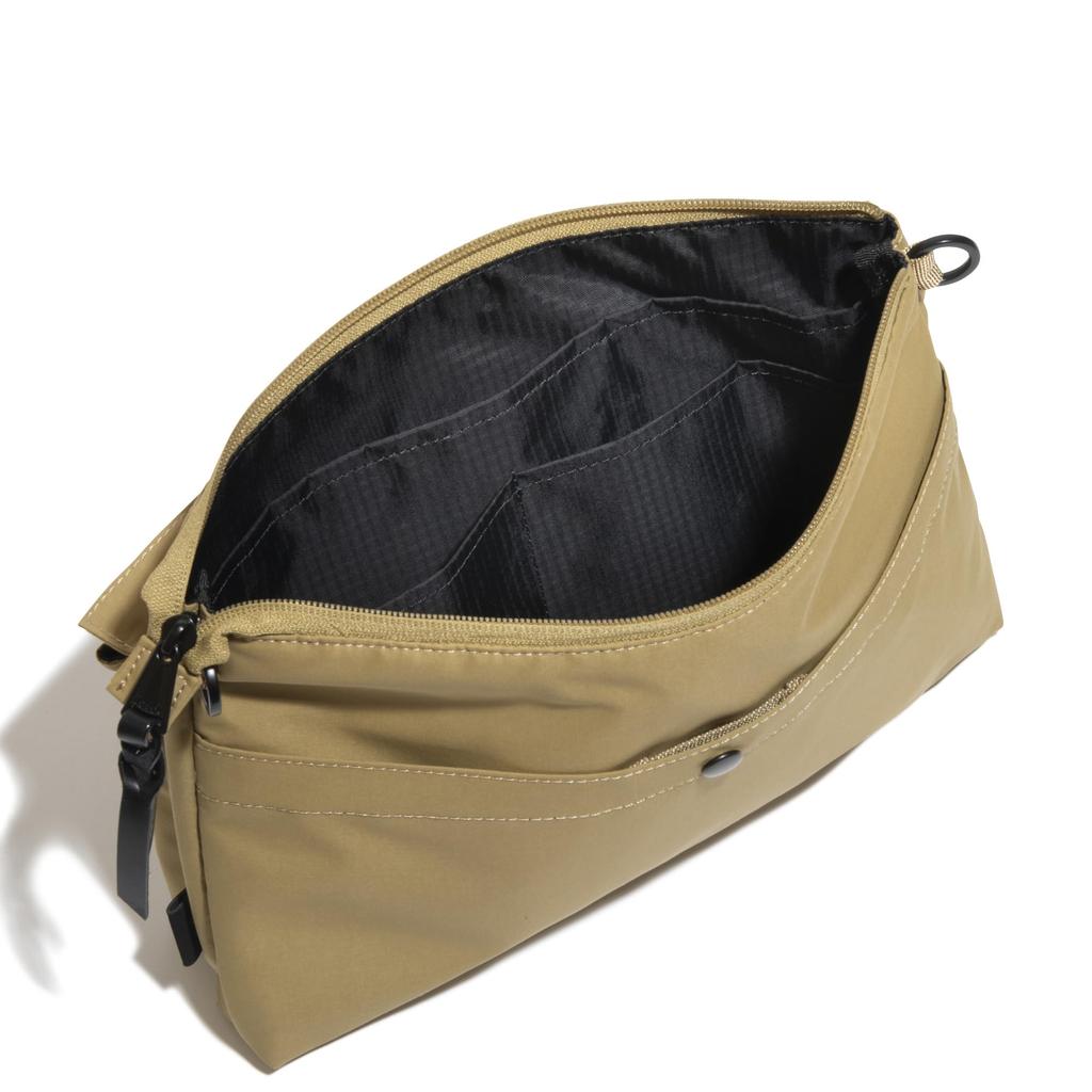 Сумка через плечо Sacoche Бежевая [Антрацит] CITY/3LS №60372