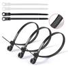 Locking Fixed Head Nylon Tie Screw Hole Cable Ties Bundle Tie Straps Cable Zip Ties Fixed Cable Tie
