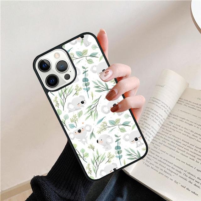 Смешное животное Коала Мягкий Чехол для Телефона Для iPhone 17 Air 15 16e 14 13 12 Pro Max 11 Pro Max Plus Чехол-Ракушка