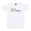 Disney Womens/Ladies Rainbow Logo Cotton Boyfriend T-Shirt