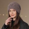 New Women Winter Hat Street Fashion Warm Beanie Hat For Female Casual Flowers Decoration Knitted Hat