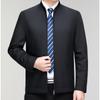 Тонкий деловой пиджак мужской шелковый шелковичный весенне-осенний новый деловой костюм для пап среднего возраста деловой официальный пиджак для государственных служащих