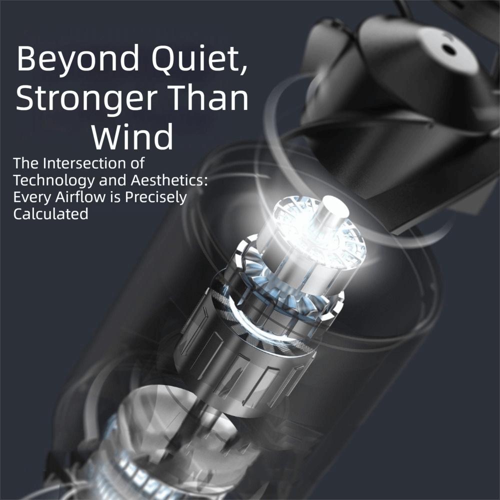 Turbo Speed Personal Cooling Fans LED Display USB Rechargeable Fan Cooling Mini Fan  Travel