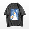 Summer Fashion T Shirt Women Owersized T-Shirt Funny Two Confused Ducks Print Hip Hop Women Tops 100%Cotton Short Sleeve