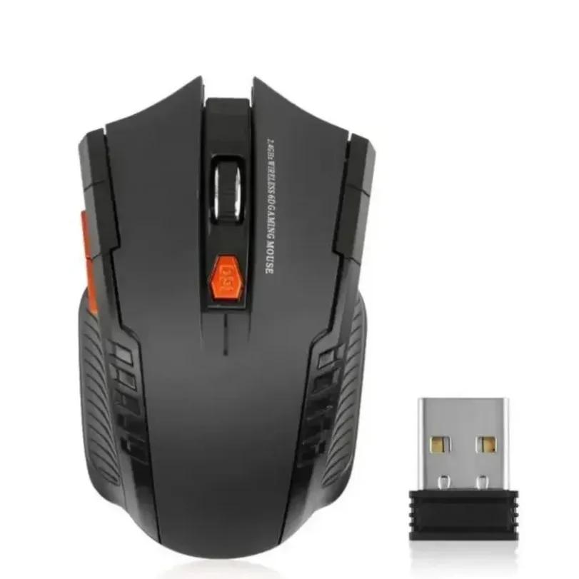 1PCS 2.4G Wireless Mice USB Receiver Wireless Mouse 1600DPI Optical Mouse Gamer for Computer 6 Buttons for PC Laptop Accessories