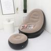 Inflatable Portable Sofa Folding Lazy Bean Bag Sofas Chair Pouf Puff Couch Tatami Living Room Footstool Inflatable Bed Set
