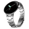 3-Bead Stainless Steel Band for Google Pixel Watch 3 41mm/Watch 2/Watch Removable Links Adjustable Watch Strap